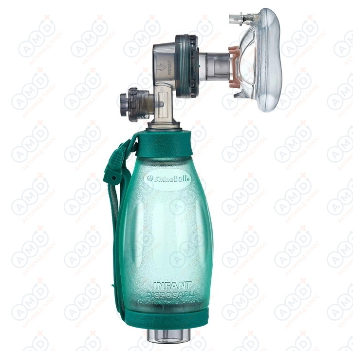 Мешок АМБУ, многоразовый, педиатрический, ENT-1024 SILICONE, фото 2