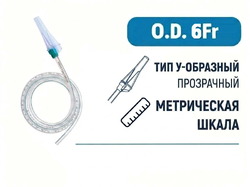 Катетер аспирационный с коннектором Y-образным прозрачным, 6 Fr, 500 мм, PM090460002